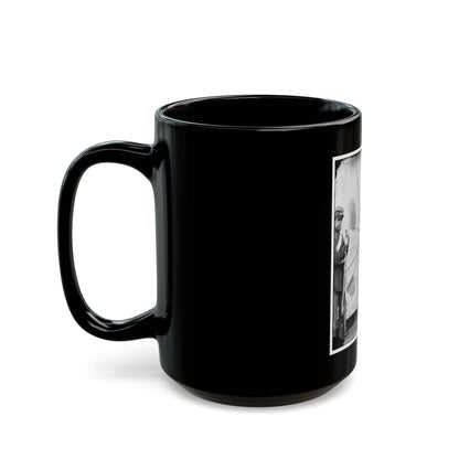 Washington Navy Yard, D.C. Lewis Payne, The Conspirator Who Attacked Secretary Seward, Standing In Overcoat And Hat (U.S. Civil War) Black Coffee Mug