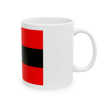 Civil Ensign of Albania - White Coffee Mug