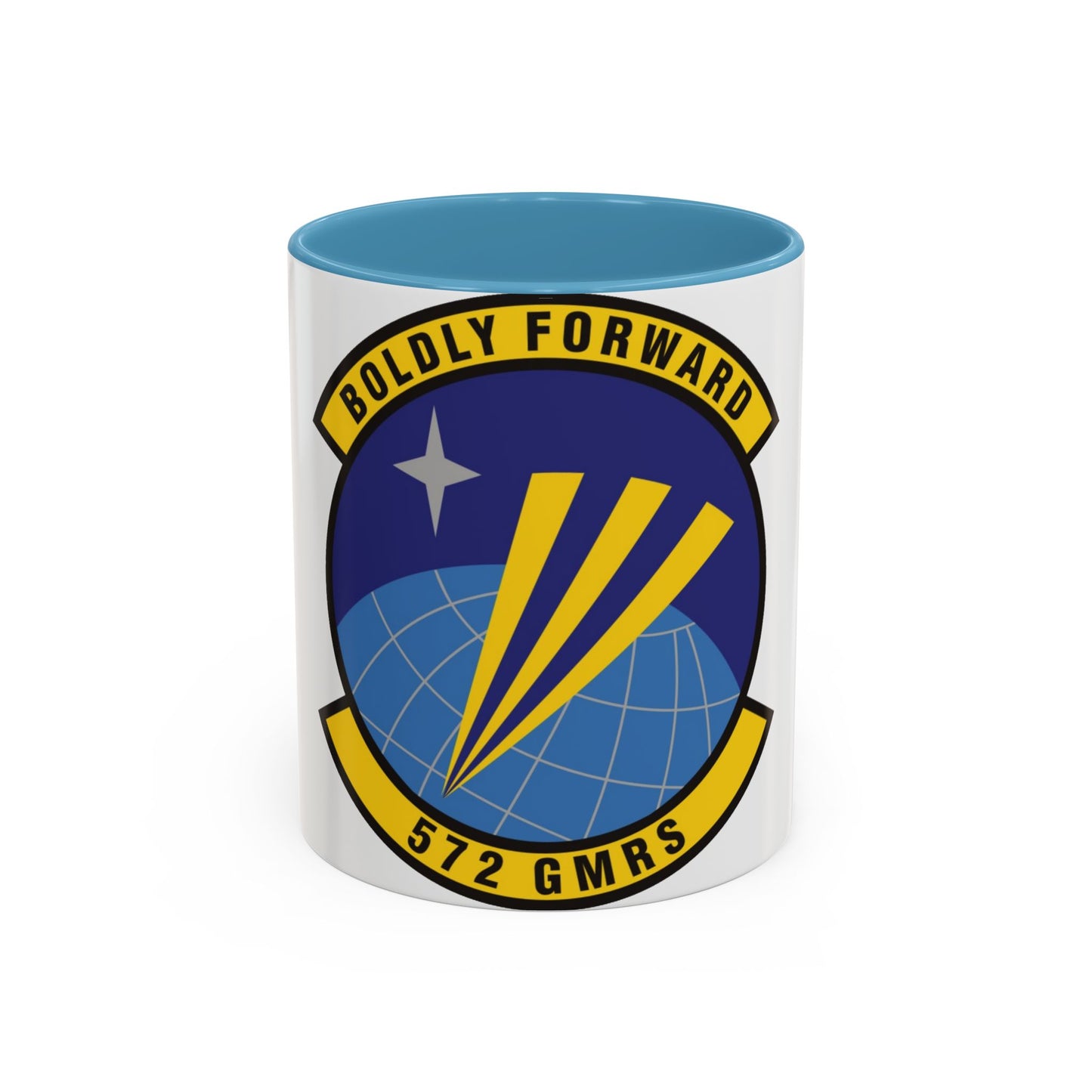 572d Global Mobility Readiness Squadron (U.S. Air Force) Accent Coffee Mug