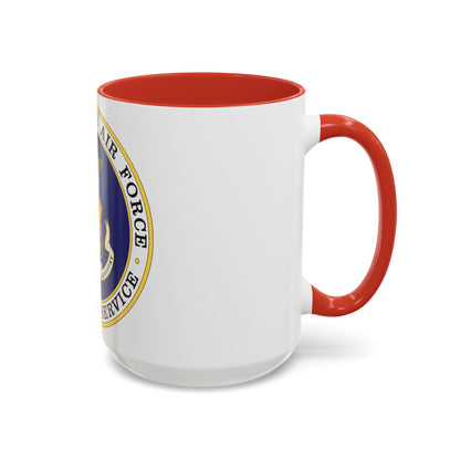 Air Force Chaplain Service (U.S. Air Force) Accent Coffee Mug