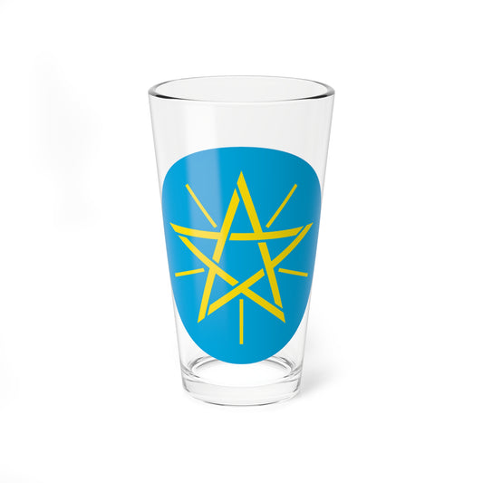 Emblem of Ethiopia 1996-2009 (Ethiopia) (Coat of Arms) Pint Glass 16oz