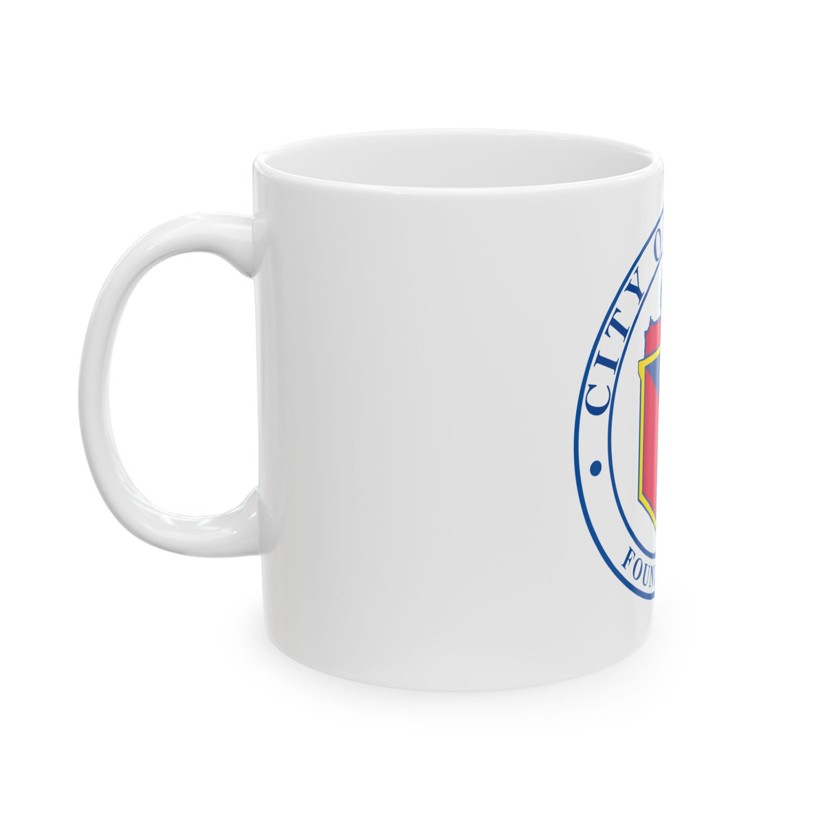 Seal of Austin TX - White Coffee Mug