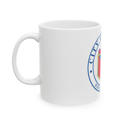 Seal of Austin TX - White Coffee Mug