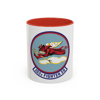 302d Fighter Squadron (U.S. Air Force) Accent Coffee Mug