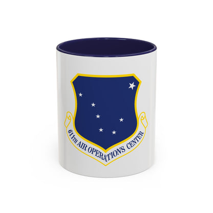 611th AOC (U.S. Air Force) Accent Coffee Mug