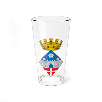 Escudo de Vilalba dels Arcs (Spain) (Coat of Arms) Pint Glass 16oz