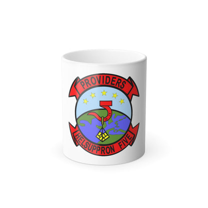 HC 5 Helicopter Combat Support Squadron 5 (U.S. Navy) Color Changing Mug 11oz
