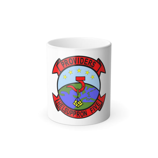 HC 5 Helicopter Combat Support Squadron 5 (U.S. Navy) Color Changing Mug 11oz