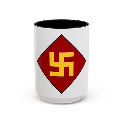 Patch of the 45th Infantry Division 19241939 (U.S. Army) Accent Coffee Mug