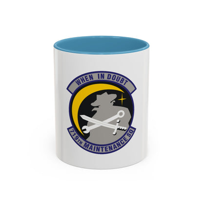 719th Maintenance Squadron (U.S. Air Force) Accent Coffee Mug