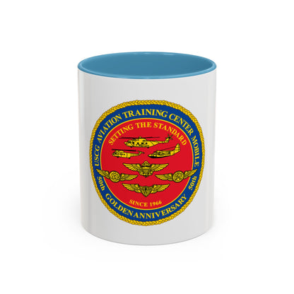 USCG Aviation Training Center Mobile (U.S. Coast Guard) Accent Coffee Mug