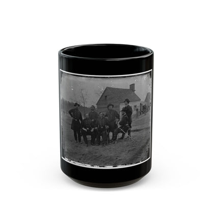 Fort Harrison, Va. Group Of Surgeons Of The Army Of The James (U.S. Civil War) Black Coffee Mug