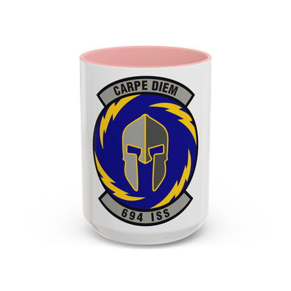 694th Intelligence Support Squadron (U.S. Air Force) Accent Coffee Mug