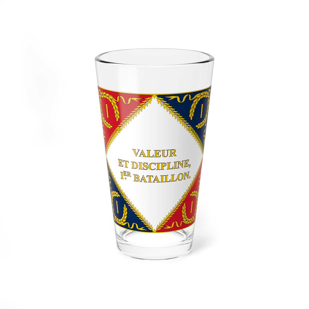 Drapeau de la Garde Imperiale 1804 Revers (France) Pint Glass 16oz