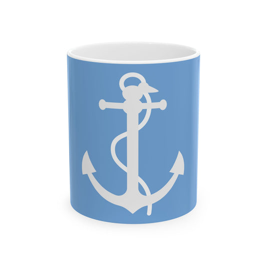 House flag of the State Merchant Fleet Argentina (Argentina) White Coffee Mug