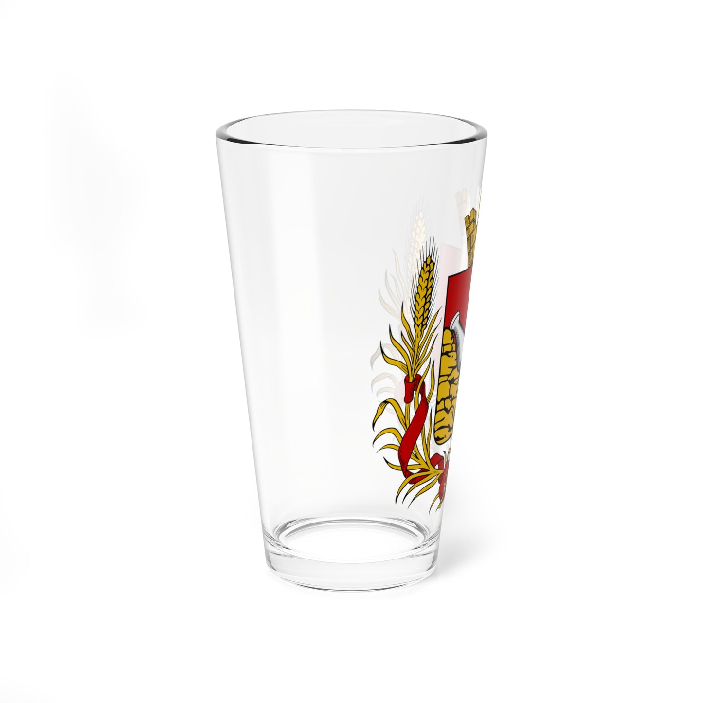 Coat of arms of Voronezh 1881 (Russia) (Coat of Arms) Pint Glass 16oz
