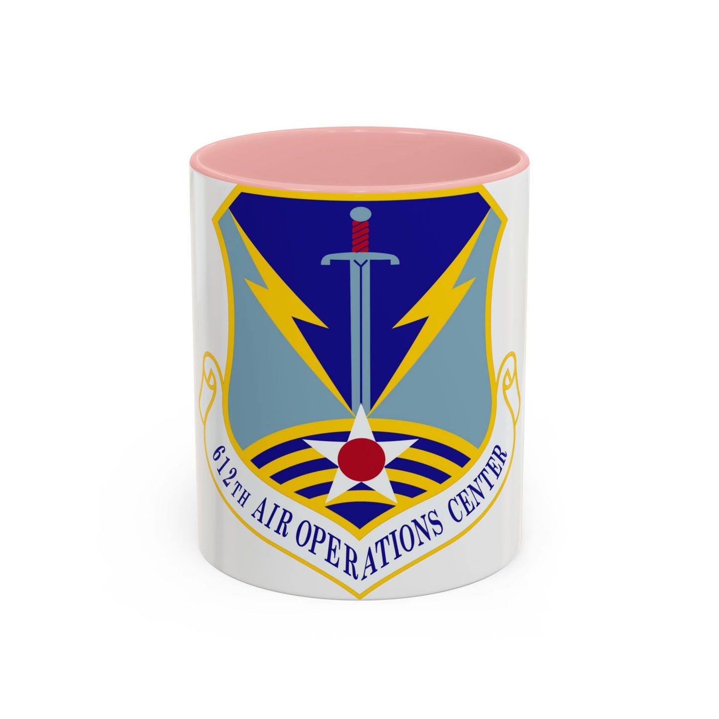 612 Air Operations Center ACC (U.S. Air Force) Accent Coffee Mug