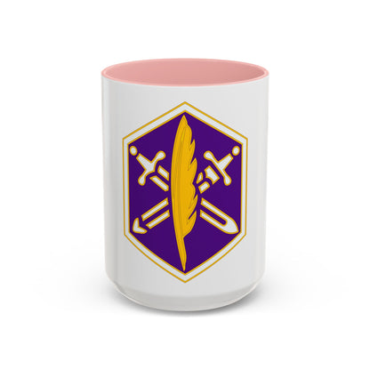 85 Civil Affairs Brigade 2 (U.S. Army) Accent Coffee Mug