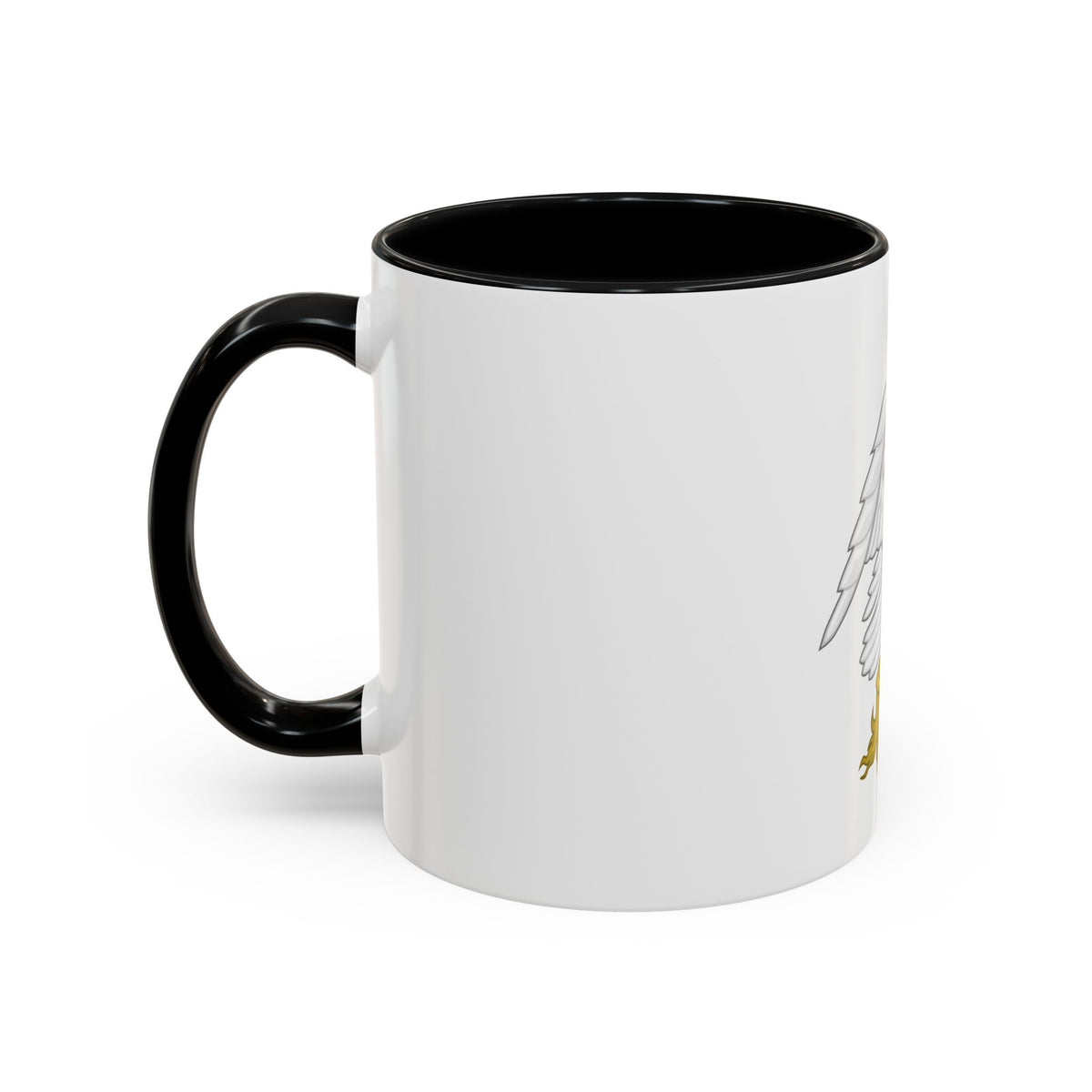 Silver Falcon Badge - Accent Coffee Mug