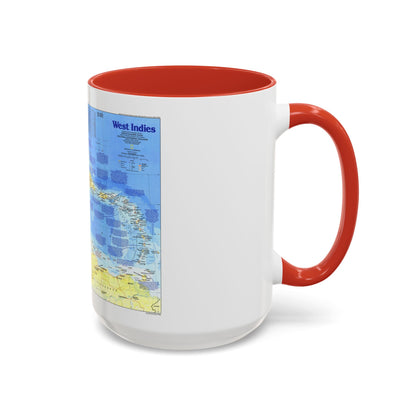 West Indies 1 (1987) (Map) Accent Coffee Mug