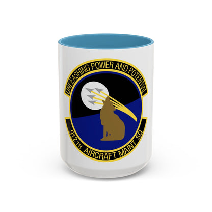 912th Aircraft Maintenance Squadron (U.S. Air Force) Accent Coffee Mug