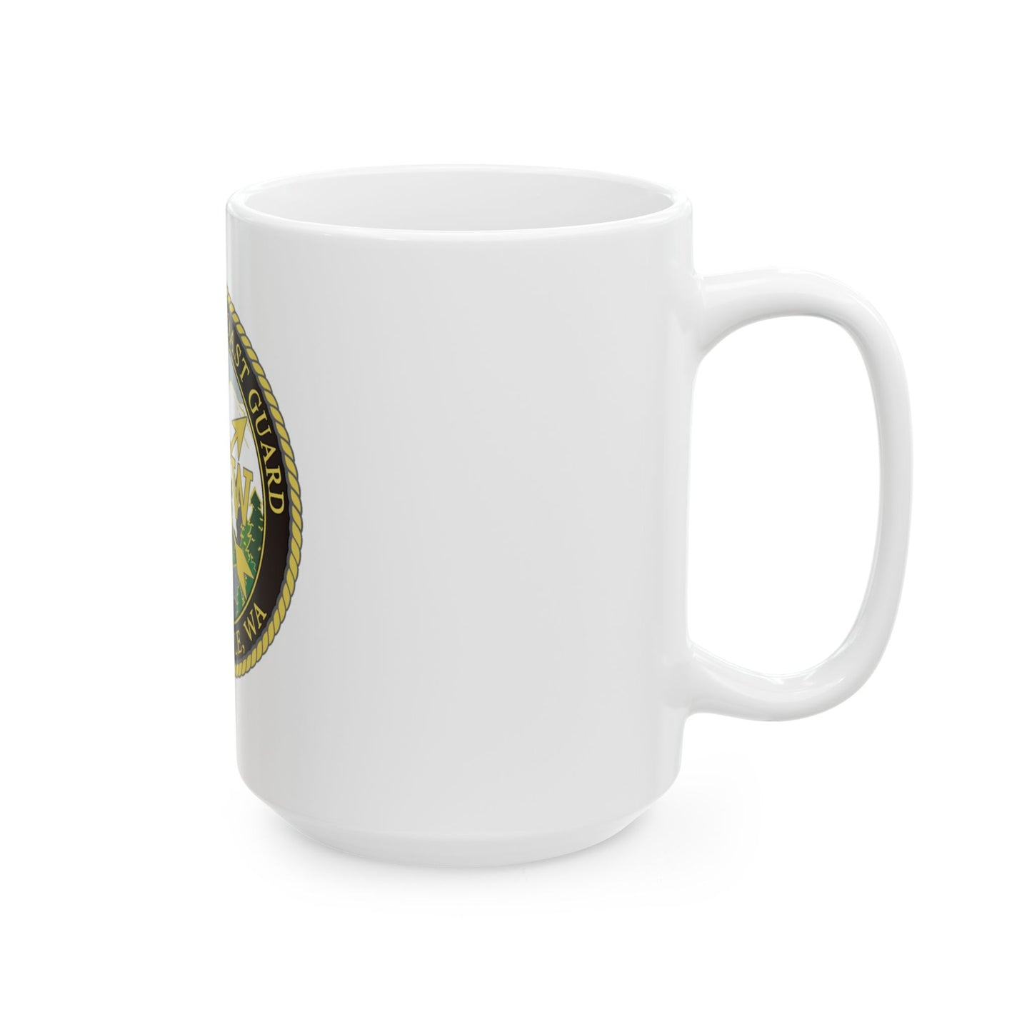 USCG Base Seattle (U.S. Coast Guard) White Coffee Mug