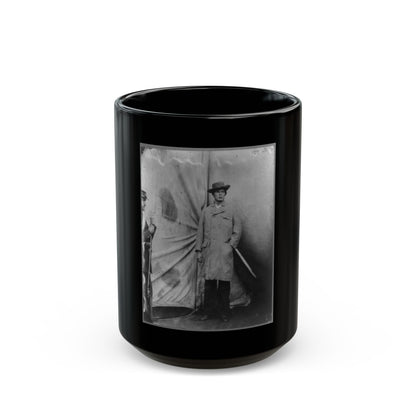Lewis Payne, Lincoln Conspirator, Full-Length Portrait, Standing In Front Of Tent, Facing Right (U.S. Civil War) Black Coffee Mug