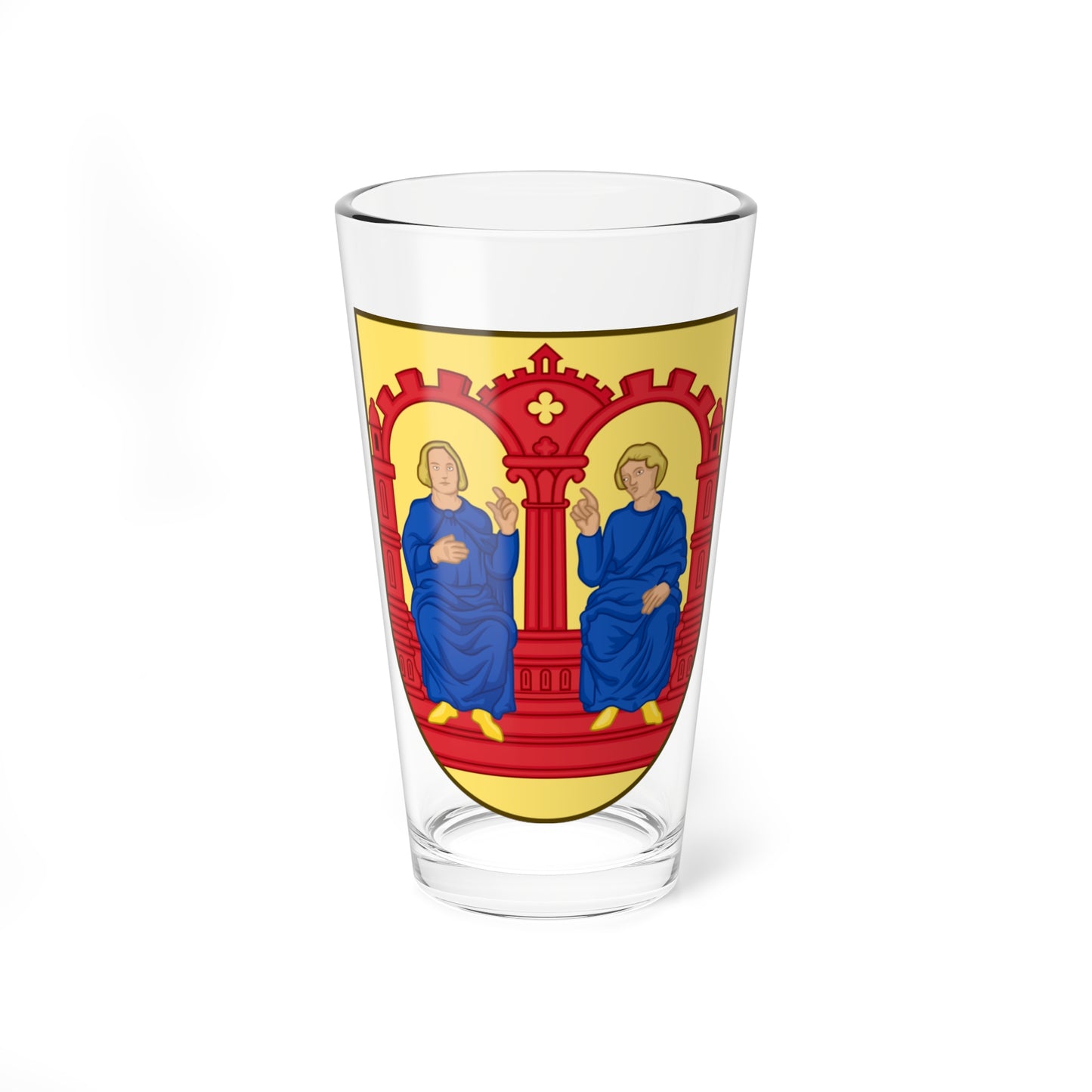 Coat of arms of Viborg (Denmark) (Coat of Arms) Pint Glass 16oz