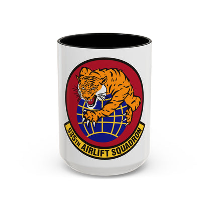 535th Airlift Squadron (U.S. Air Force) Accent Coffee Mug