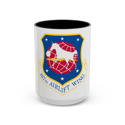 167th Airlift Wing (U.S. Air Force) Accent Coffee Mug