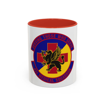 43d Medical Squadron (U.S. Air Force) Accent Coffee Mug