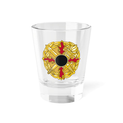 Verre à liqueur du Centre et de l'école de munitions de défense (armée américaine) 1,5 oz