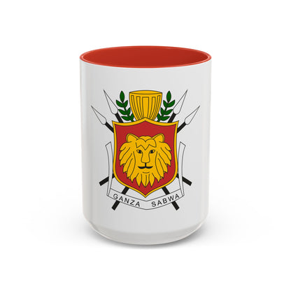 Coat of arms of the Kingdom of Burundi - Accent Coffee Mug