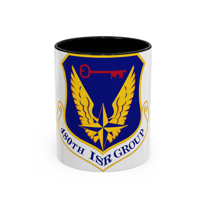 480 Intelligence Surveillance and Reconnaissance Group ACC (U.S. Air Force) Accent Coffee Mug