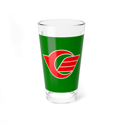 Flag of Umi Fukuoka (Japan) Pint Glass 16oz