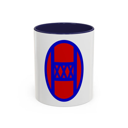 30th Infantry Division SSI (U.S. Army) Accent Coffee Mug