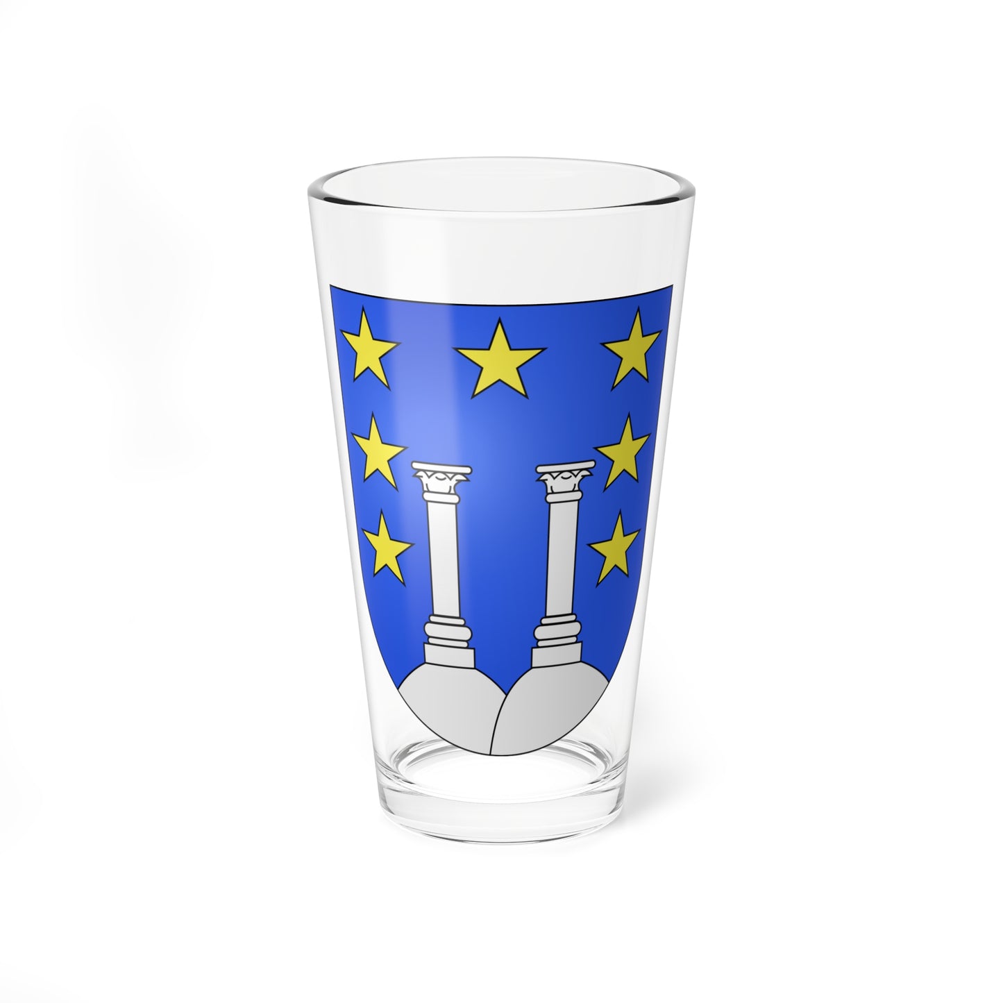 Semsales-coat of arms (Switzerland) (Coat of Arms) Pint Glass 16oz