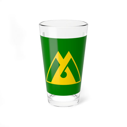 Flag of Toyama Prefecture 1957-1988 (Japan) Pint Glass 16oz