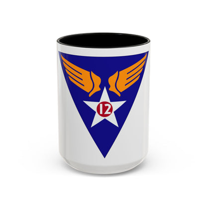 12 Air Force (U.S. Army) Accent Coffee Mug