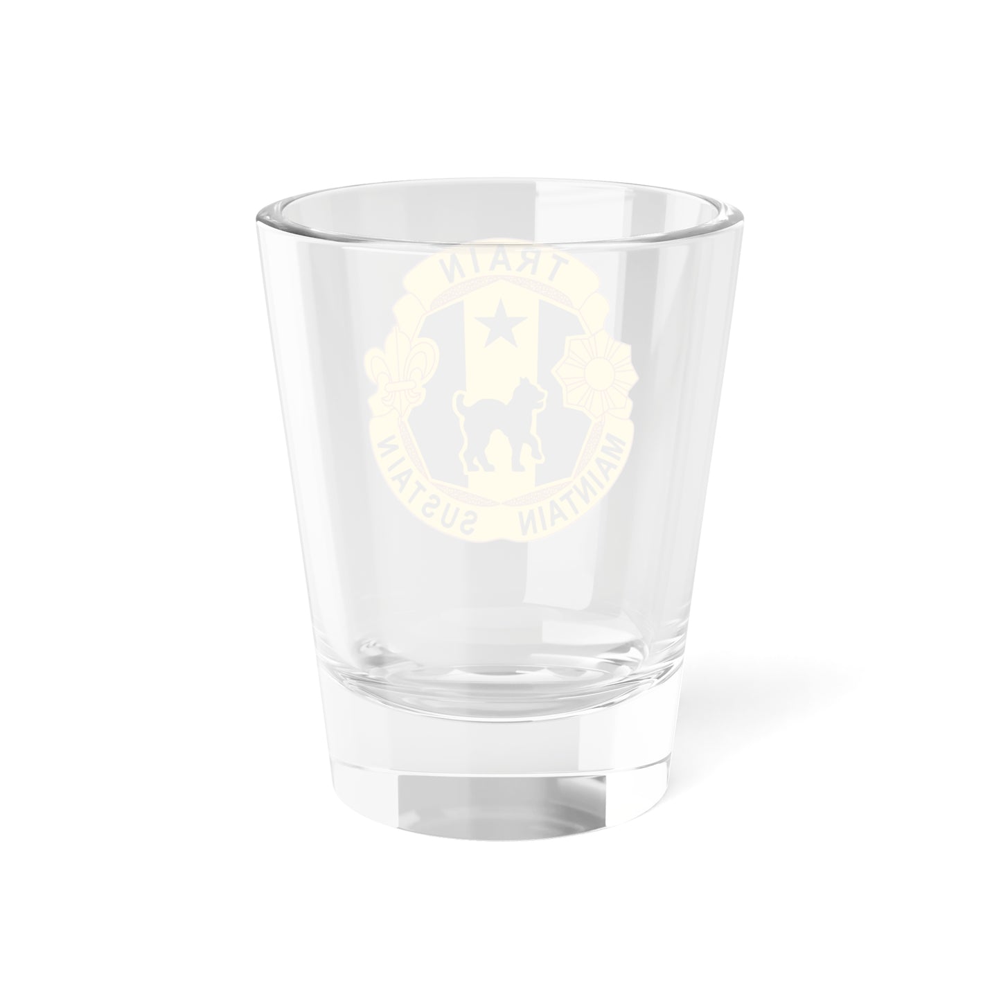 Verre à liqueur DUI du 81e commandant de soutien régional (armée américaine) 1,5 oz