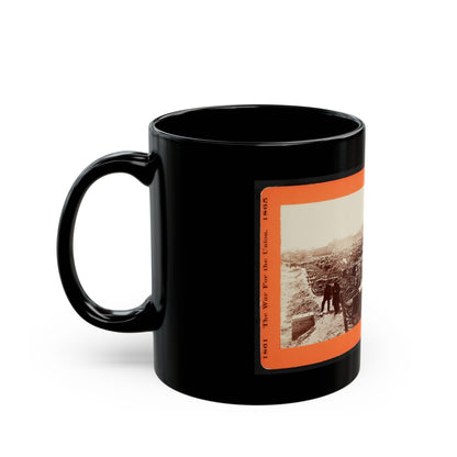 Artillery Captured From The Rebels (U.S. Civil War) Black Coffee Mug