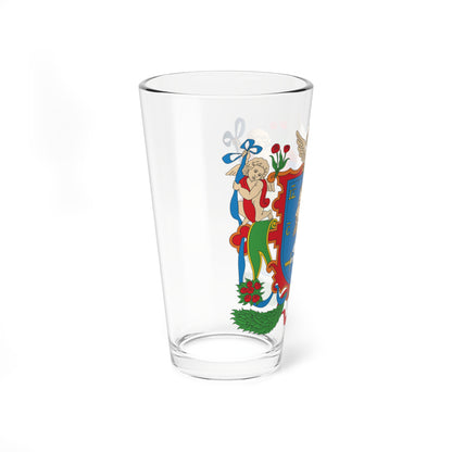 Coat of Arms of Viciebsk Belarus (Belarus) (Coat of Arms) Pint Glass 16oz