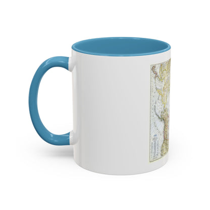 Top Of The World (1949) (Map) Accent Coffee Mug