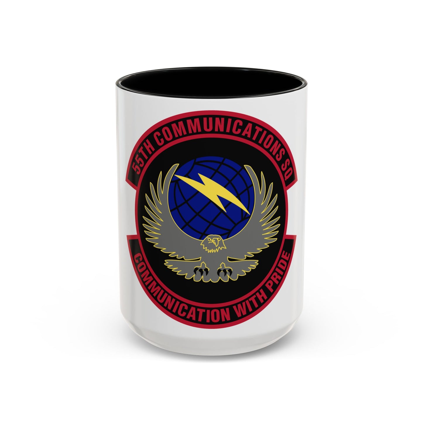 55th Communications Squadron (U.S. Air Force) Accent Coffee Mug