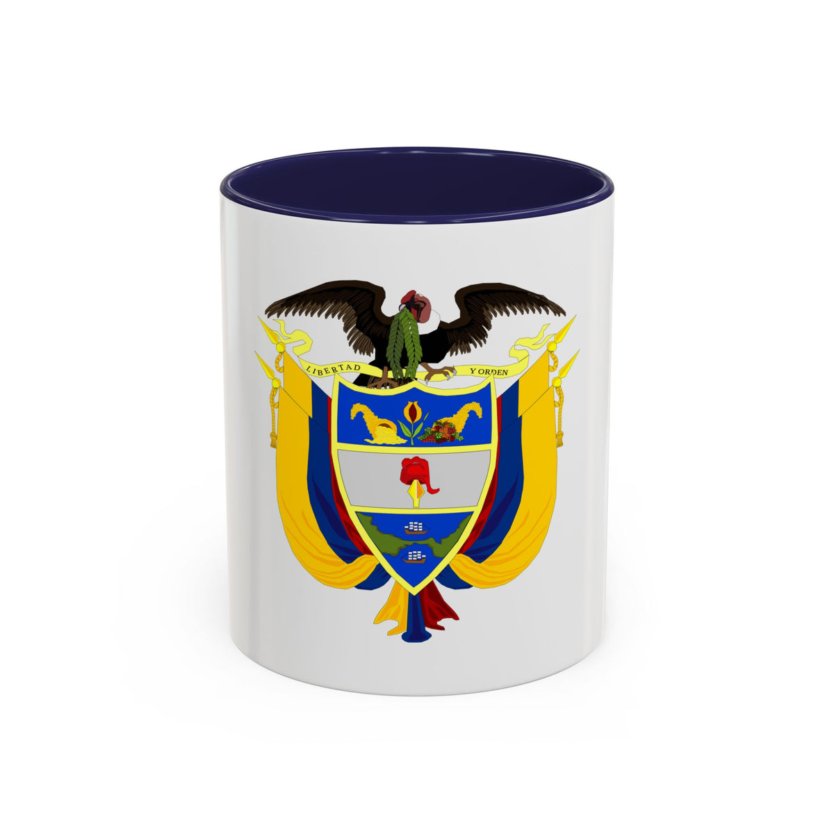 Coat of arms of Colombia 3 - Accent Coffee Mug