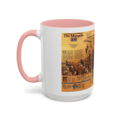 Mongols, The (1996) (Map) Accent Coffee Mug