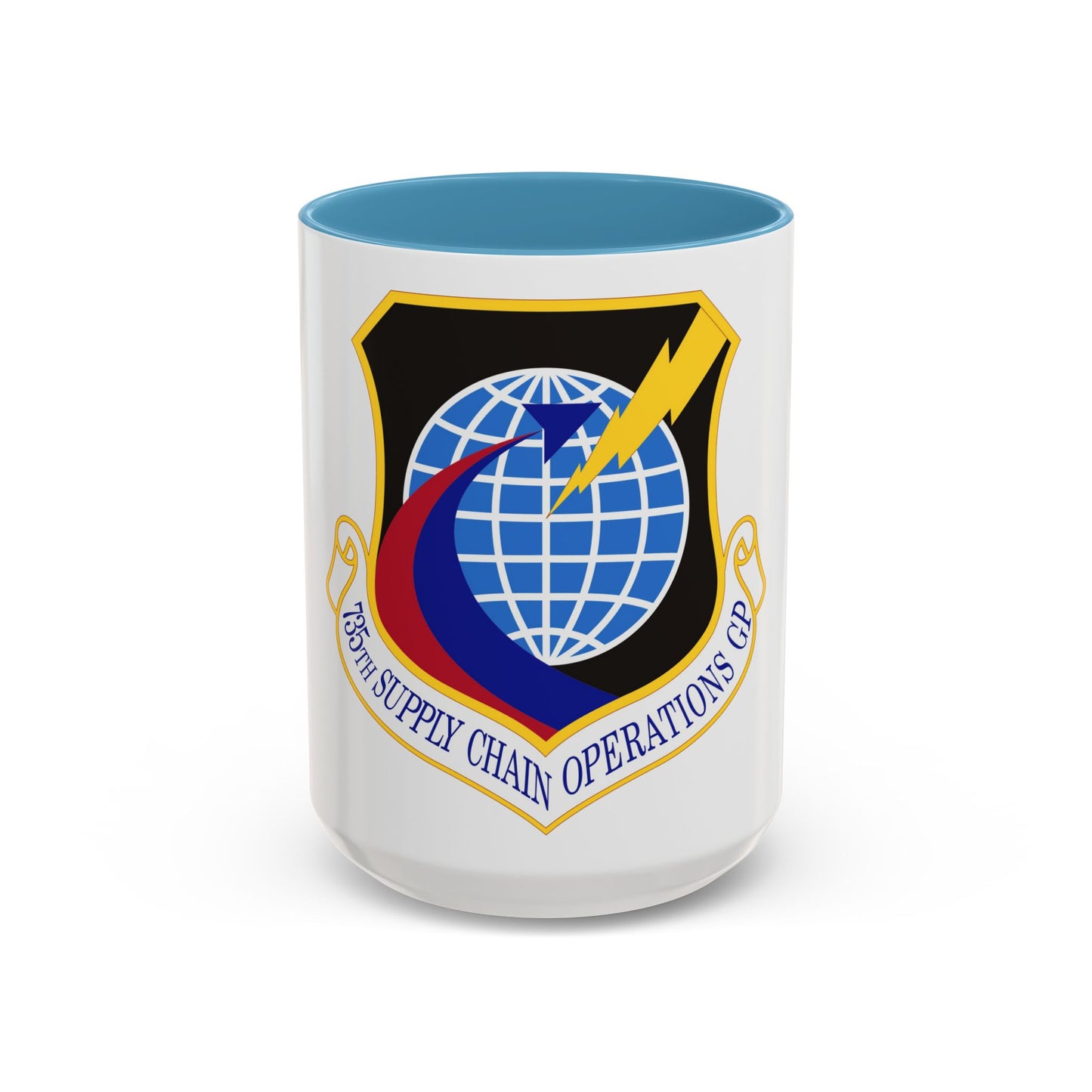 735th Supply Chain Operations Group (U.S. Air Force) Accent Coffee Mug