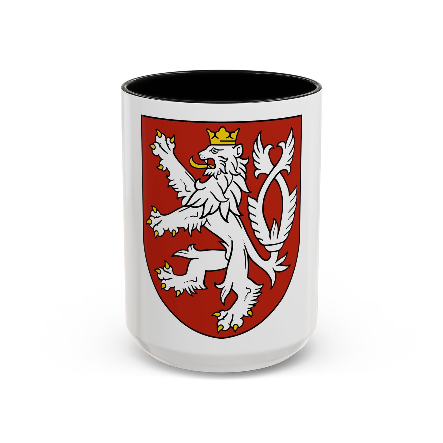 Small coat of arms of the Czech Republic - Accent Coffee Mug