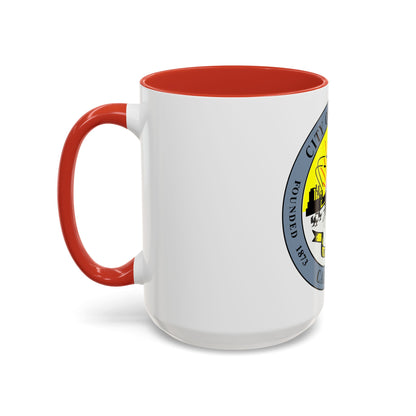 Seal of Downey California - Accent Coffee Mug