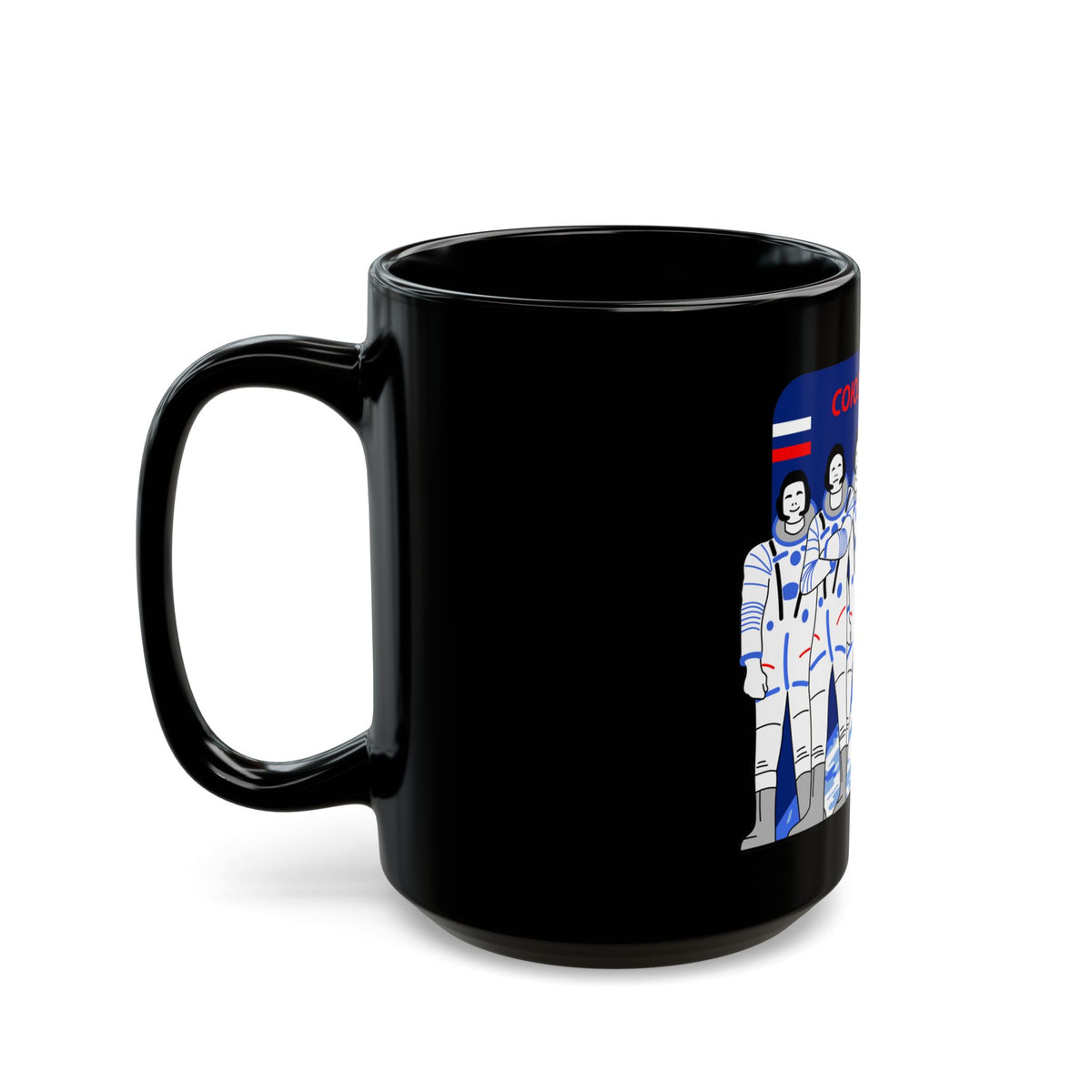 Soyuz TMA-18 (Soyuz Programme) Black Coffee Mug